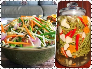 Cách làm Dưa Bắp Cải Rau Cần