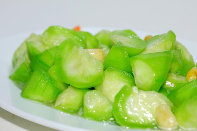 Món ăn thứ ba: Mướp luộc